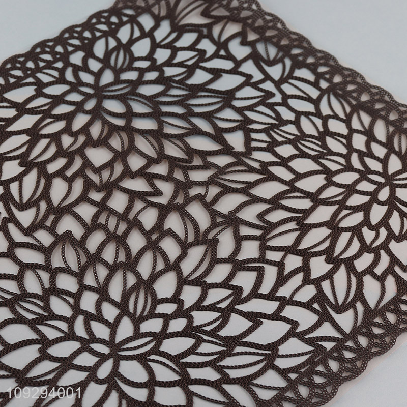 Top selling tabletop decor pvc placemats dinner mat