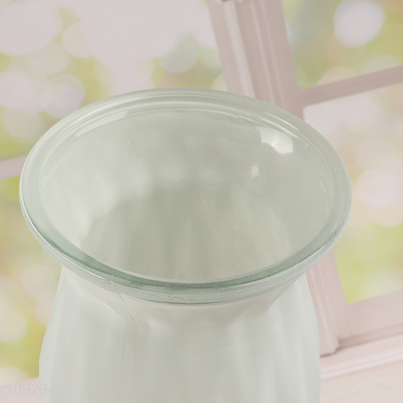 Top selling tabletop decor glass flower vase wholesale