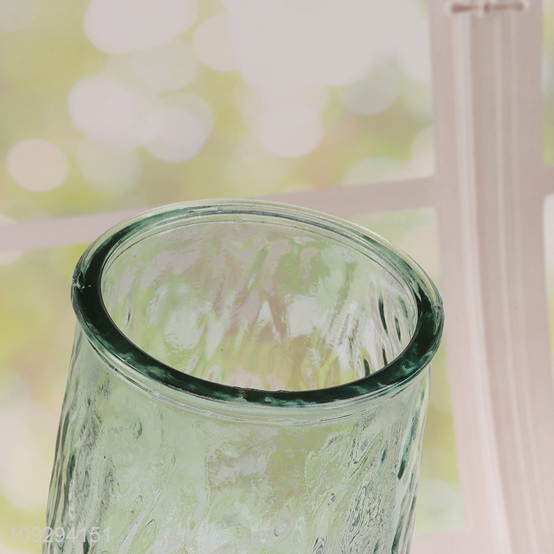 Hot selling home decor glass flower vase wholesale