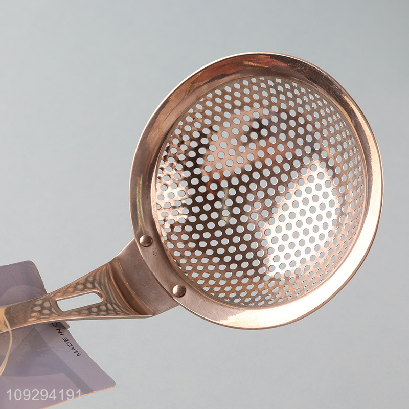 Hot sale stainless steel mesh filter strainer spoon