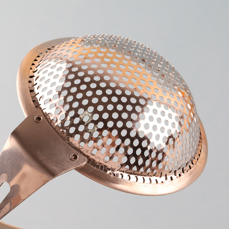 Hot sale stainless steel mesh filter strainer spoon