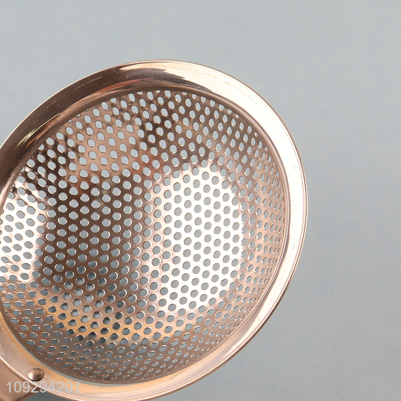 Popular products stainless steel mesh filter strainer spoon