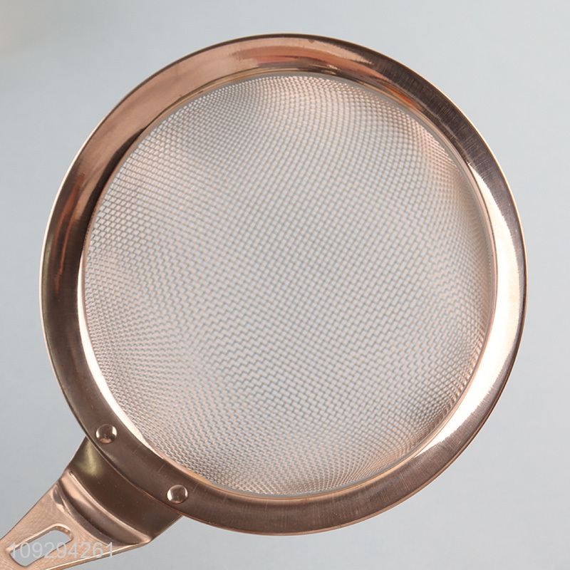 Best selling stainless steel mesh filter strainer spoon wholesale