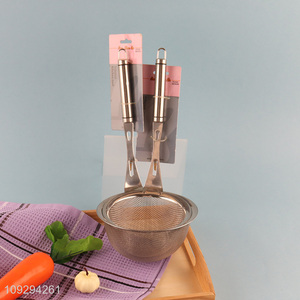 Best selling stainless steel mesh filter strainer spoon wholesale