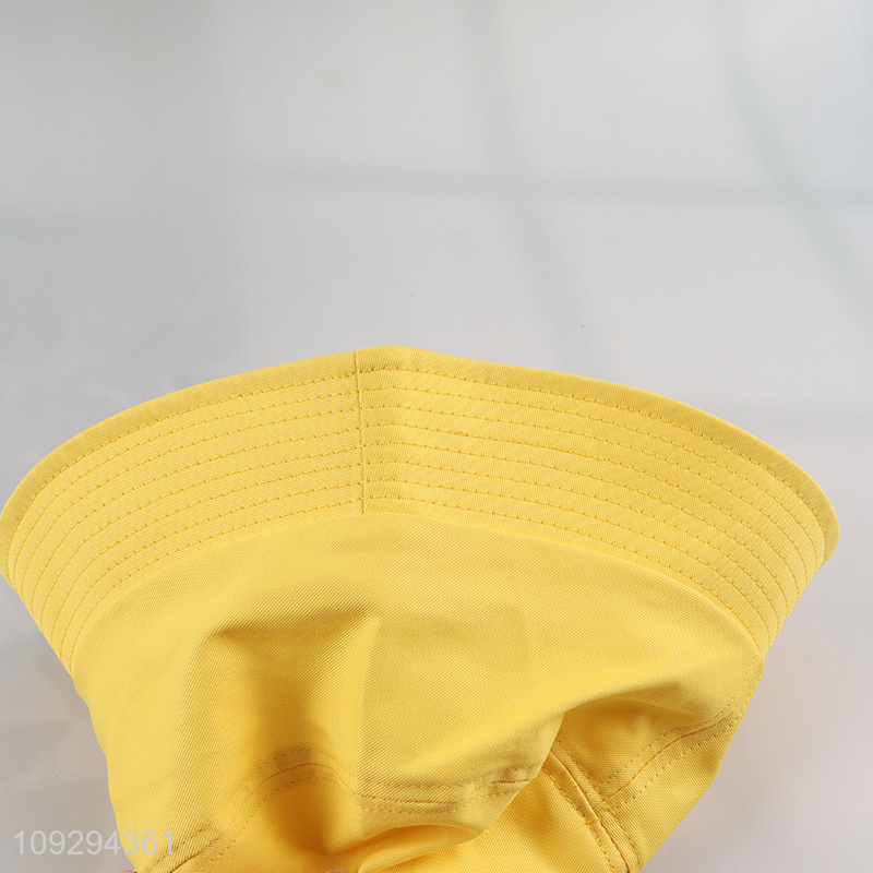 Good selling yellow summer fisherman hat sun hat