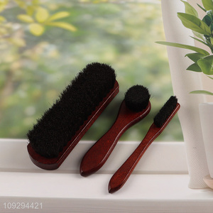 Popular products 3pcs shoes care shoes brush set