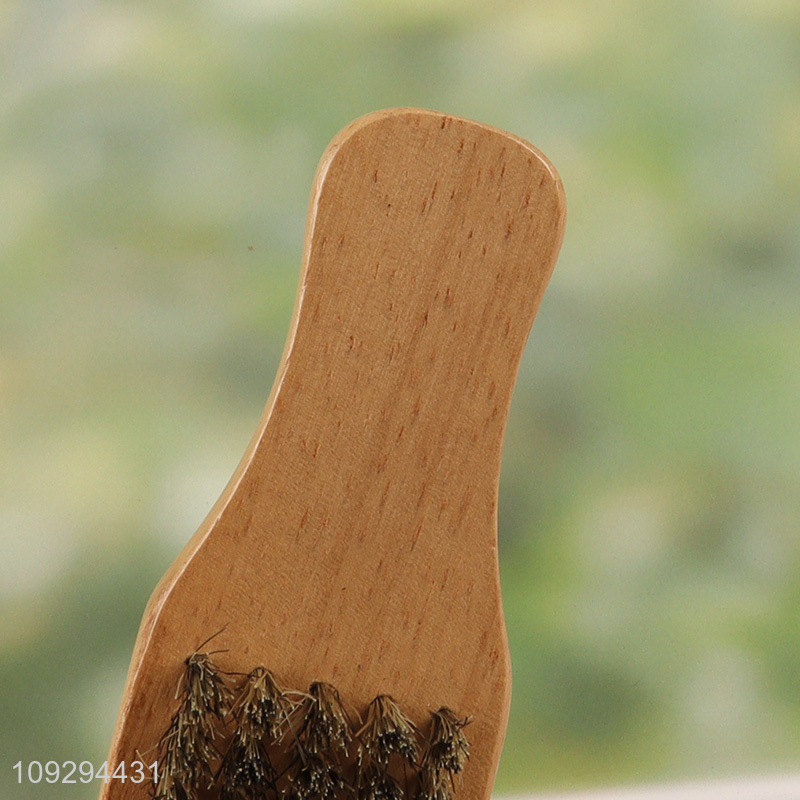 Top sale double-sided shoes care shoes brush