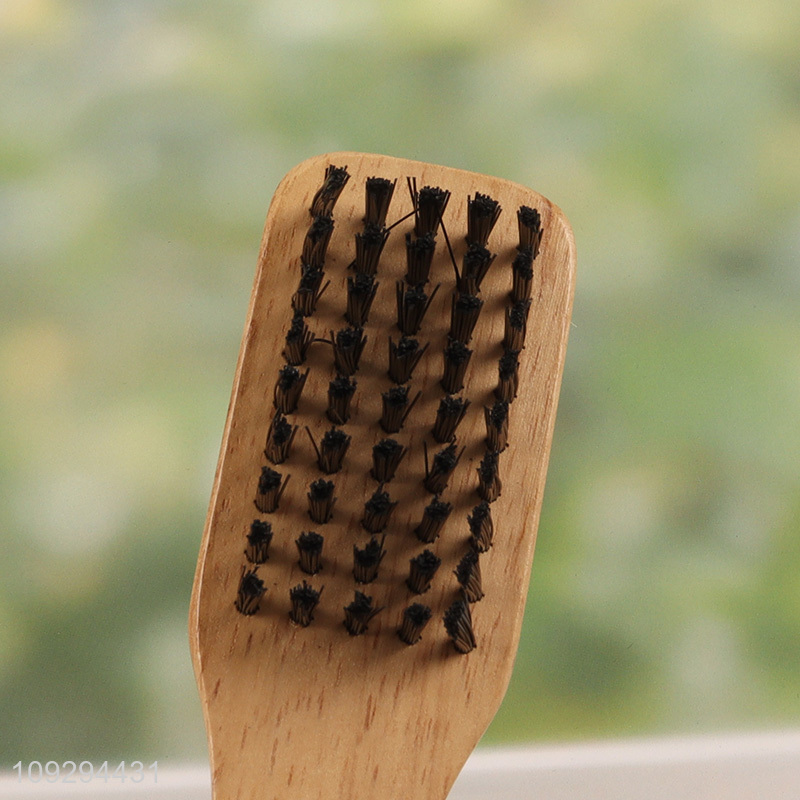 Top sale double-sided shoes care shoes brush