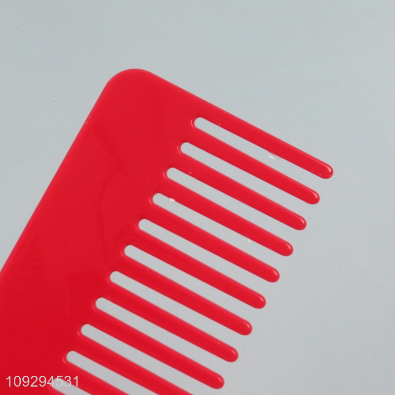 Factory price multicolor anti-static acrylic hair comb