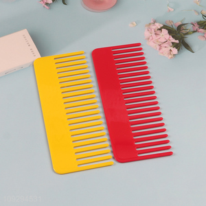 Factory price multicolor anti-static acrylic hair comb