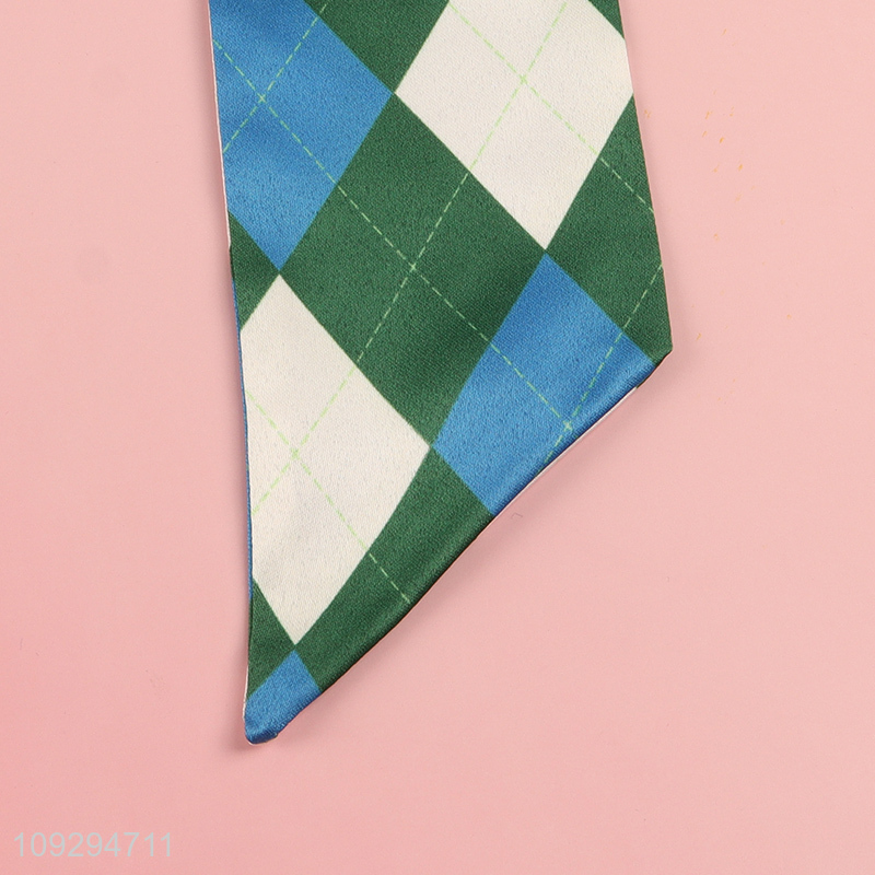 Top selling fashion accessories polyester silk scarf