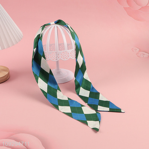 Top selling fashion accessories polyester silk scarf