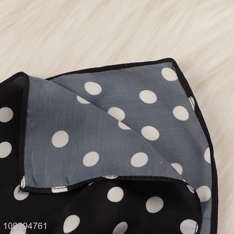 Good sale women fashion accessories polyester silk scarf