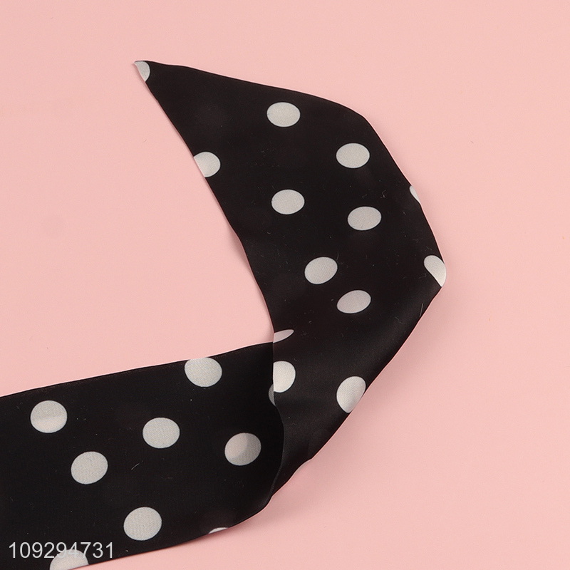 Most popular girls fashion accessories polyester silk scarf