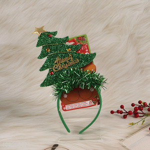 Best sale christmas tree christmas hair hoop hair accessories