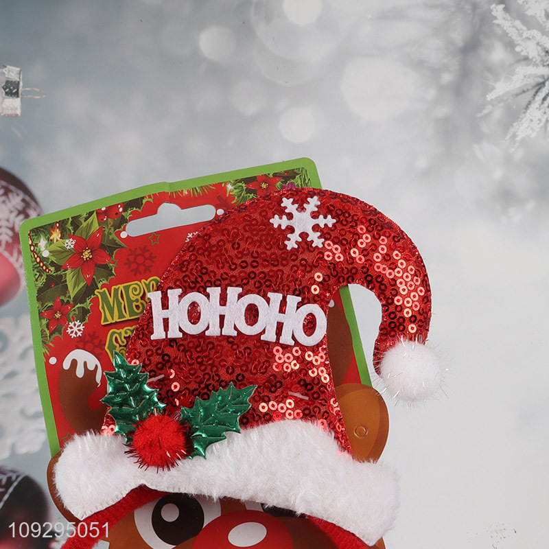 China products christmas party christmas hair hoop hair accessories
