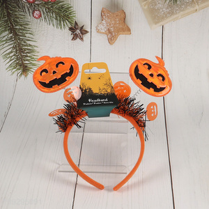 Top selling pumpkin Halloween party hair hoop hair accessories wholesale