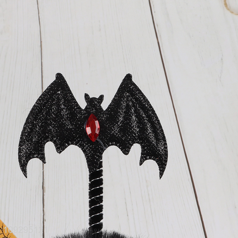 China wholesale bat Halloween party hair hoop hair accessories