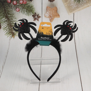 China supplier spider Halloween party hair hoop hair accessories