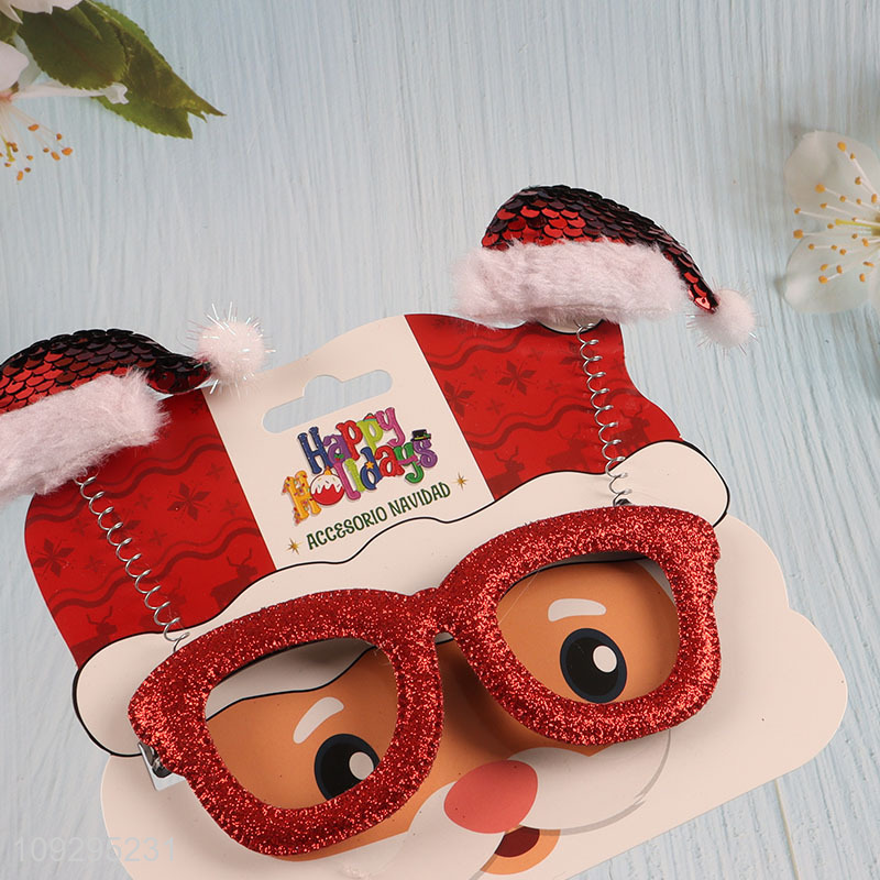 Factory wholesale christmas party glasses christmas decoration