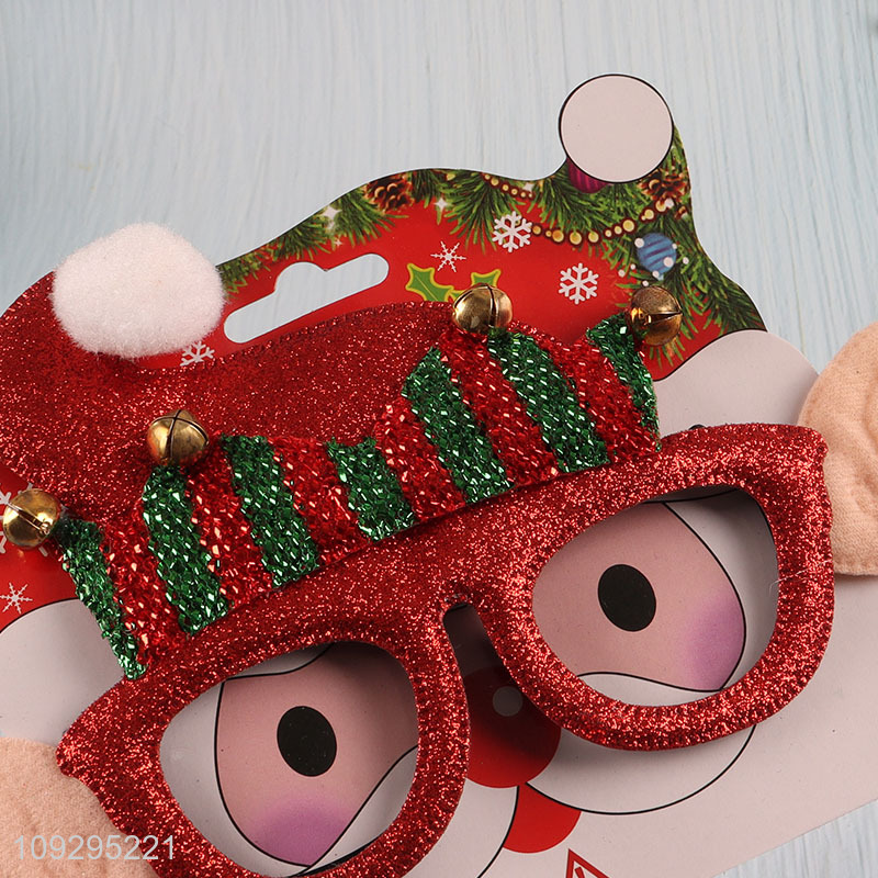 Hot selling christmas party glasses christmas decoration