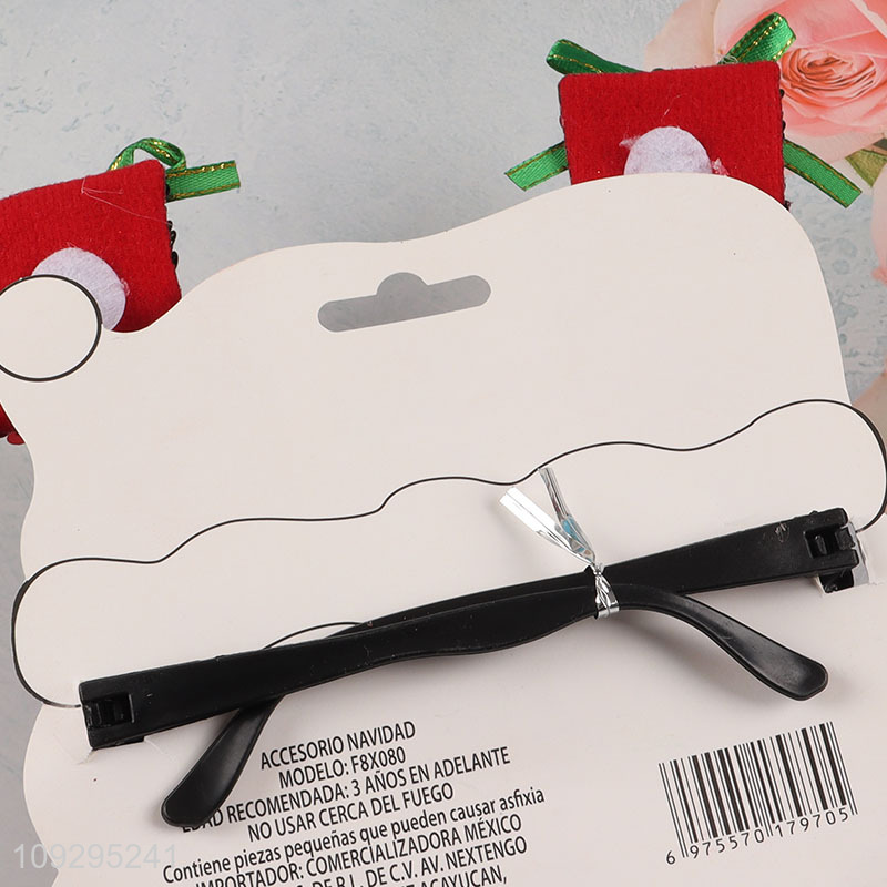 Hot items christmas decoration christmas party glasses for sale