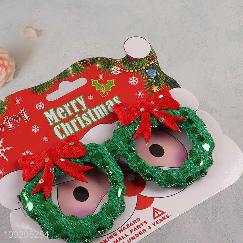 Yiwu market christmas decoration christmas party glasses