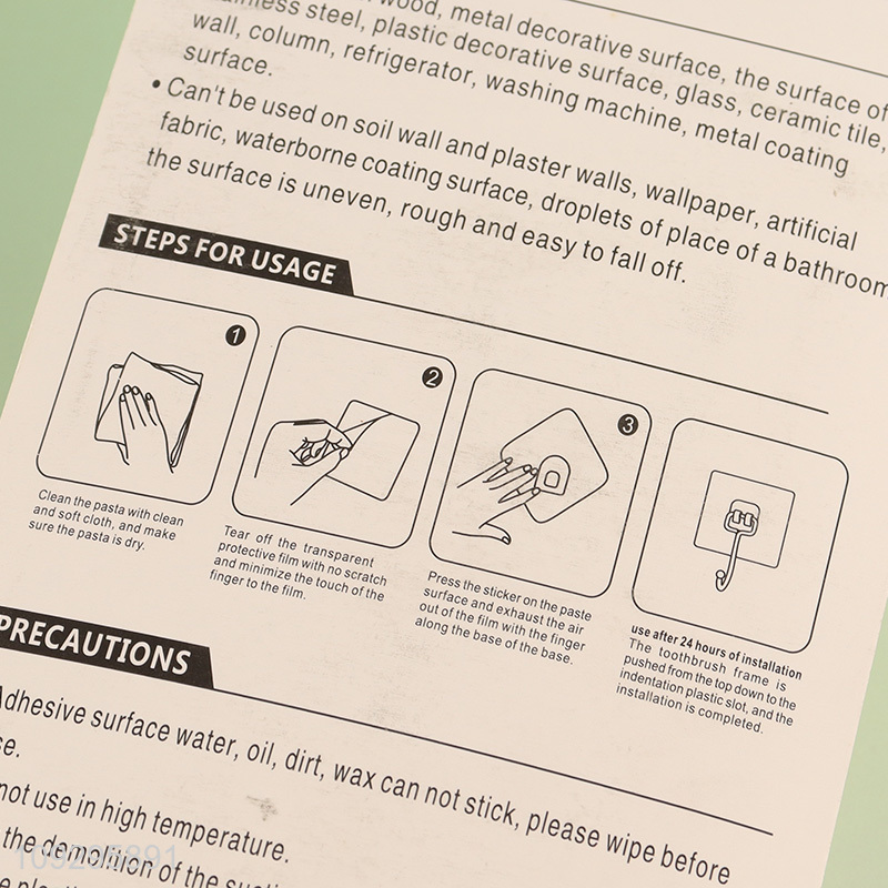 Top selling clear heavy duty sticky hook wall hook