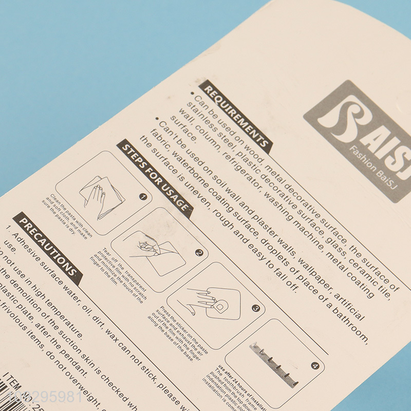 China wholesale bathroom kitchen sticky hook wall hook