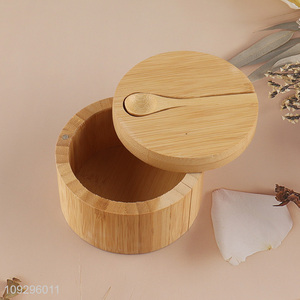 Popular products bamboo kitchen condiment box for sale