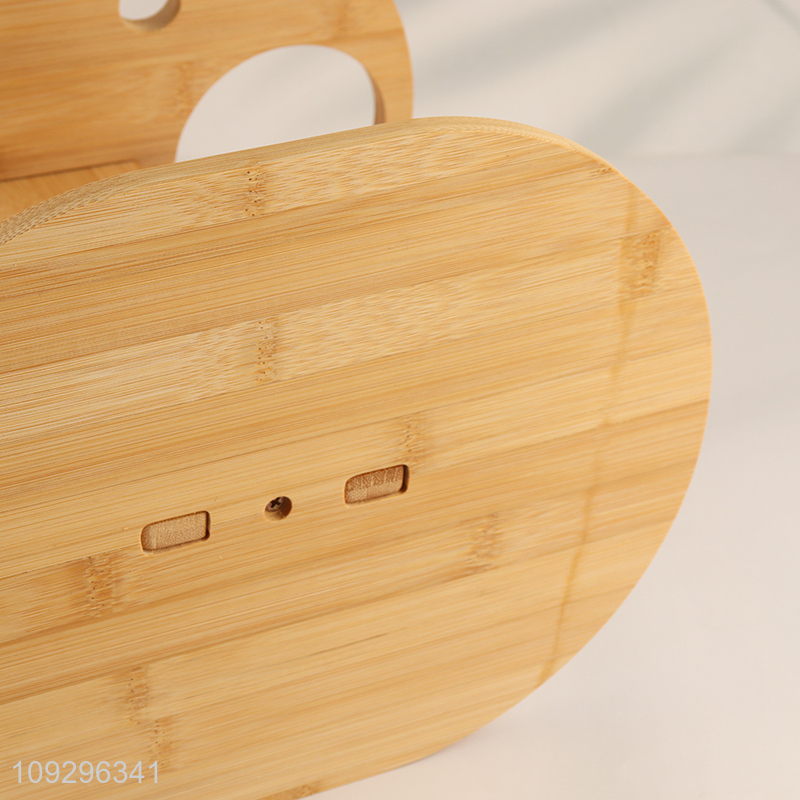 Factory supply household bamboo cup holder cup rack