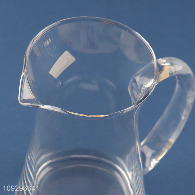 Yiwu market clear glass water jug juice pot