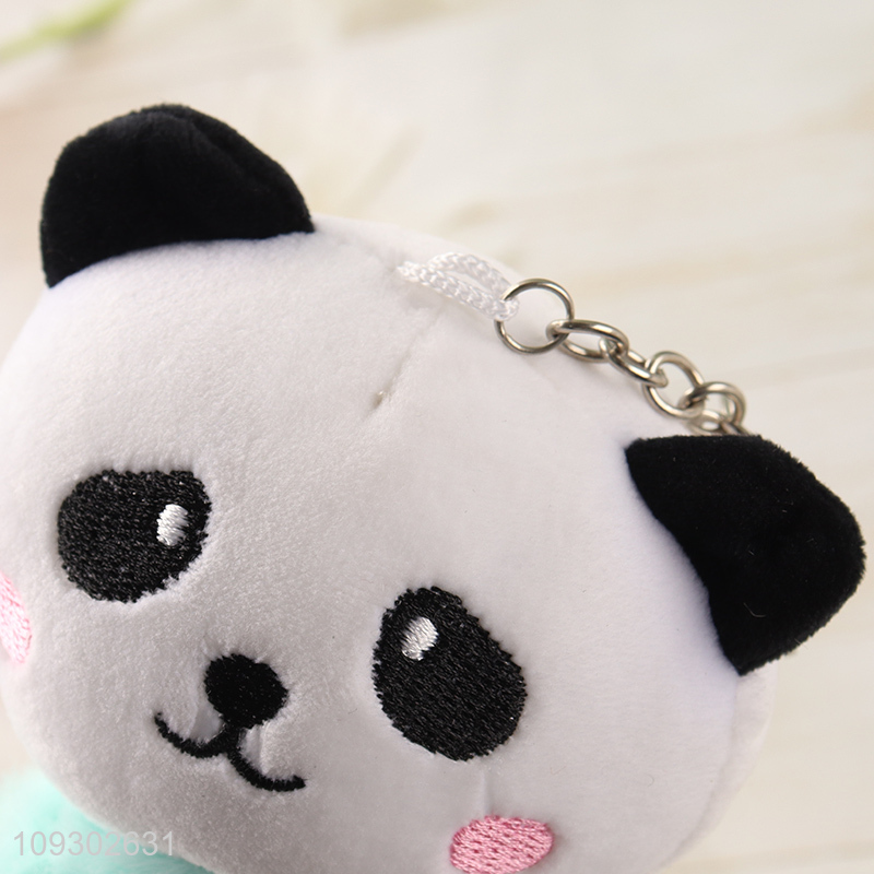 Good selling cartoon panda key chain key rings