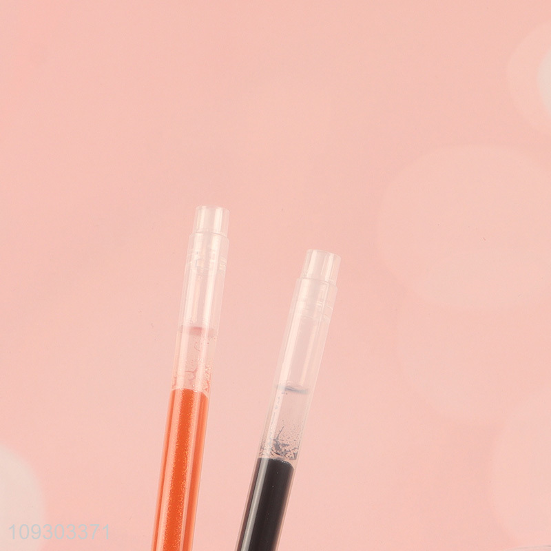Popular products glitter pen dual tip marker set