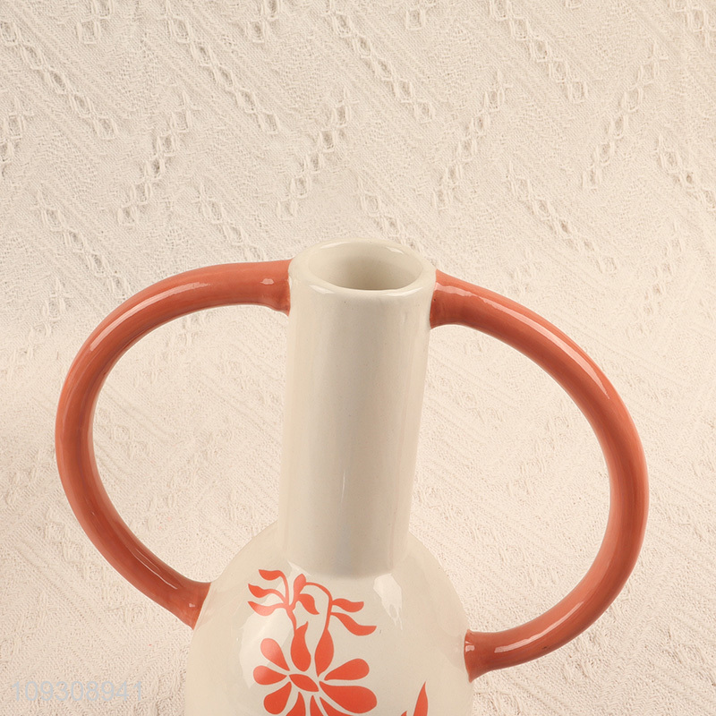 Top quality ceramic flower vase hydroponic vase for sale