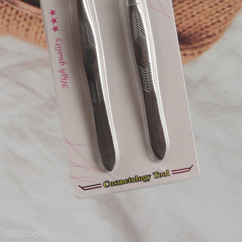 Factory supply 2pcs eyebrow tweezers eyebrow clamps set