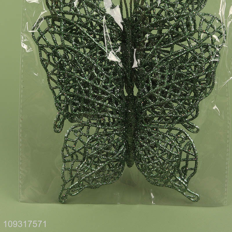 Hot items butterfly shape christmas hanging ornament