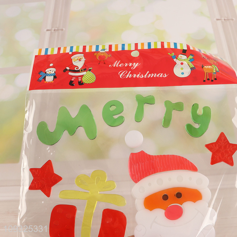 China wholesale tpr Christmas sticker window sticker