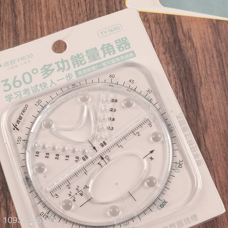 Top sale multifunctional plastic protractor wholesale