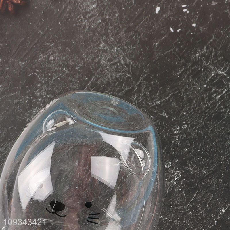Factory supply clear glass water cup drinking cup