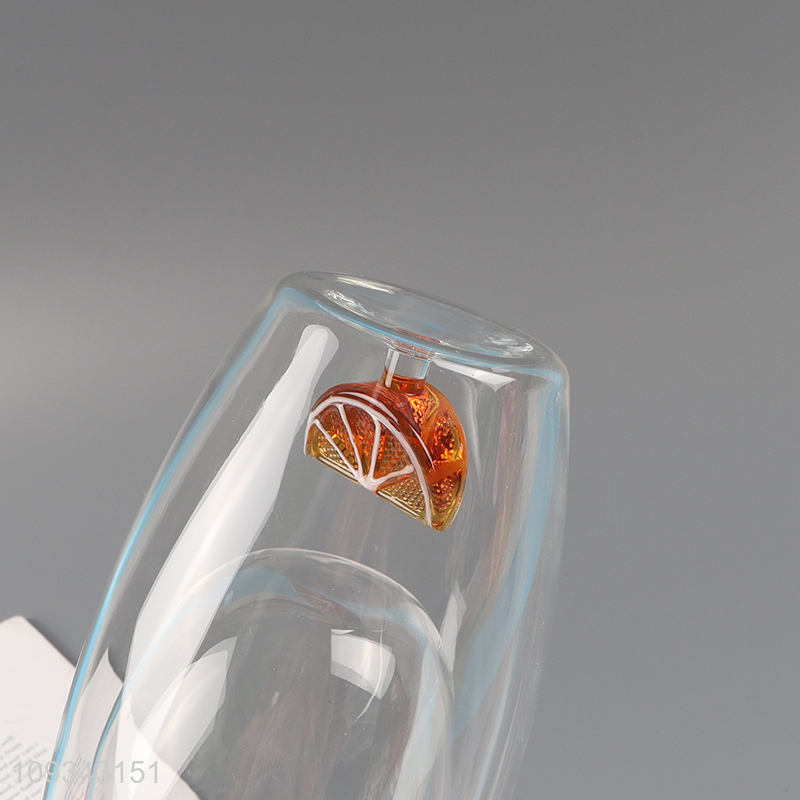 Good quality double-wall glass cup water cup