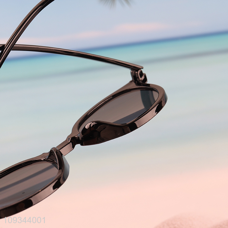 Good quality women black retro fashion summer sunglasses