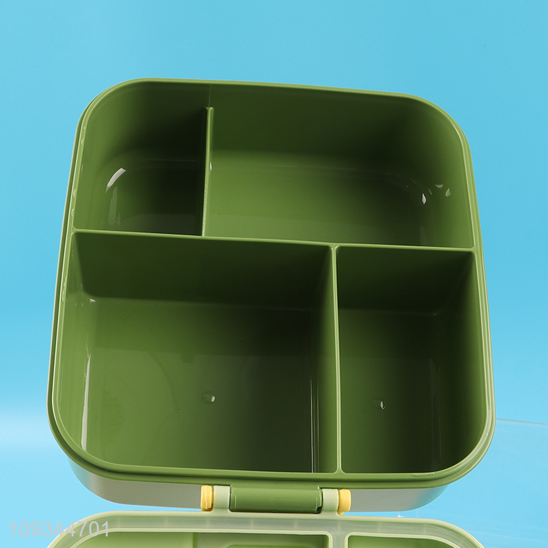 Top sale plastic lunch box with handle