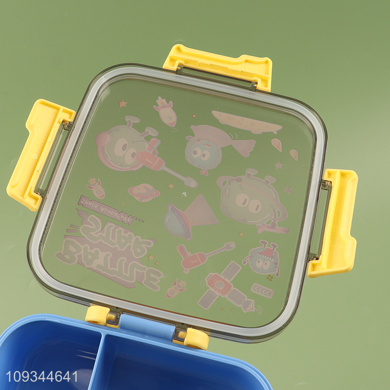 China wholesale cartoon children lunch box with handle