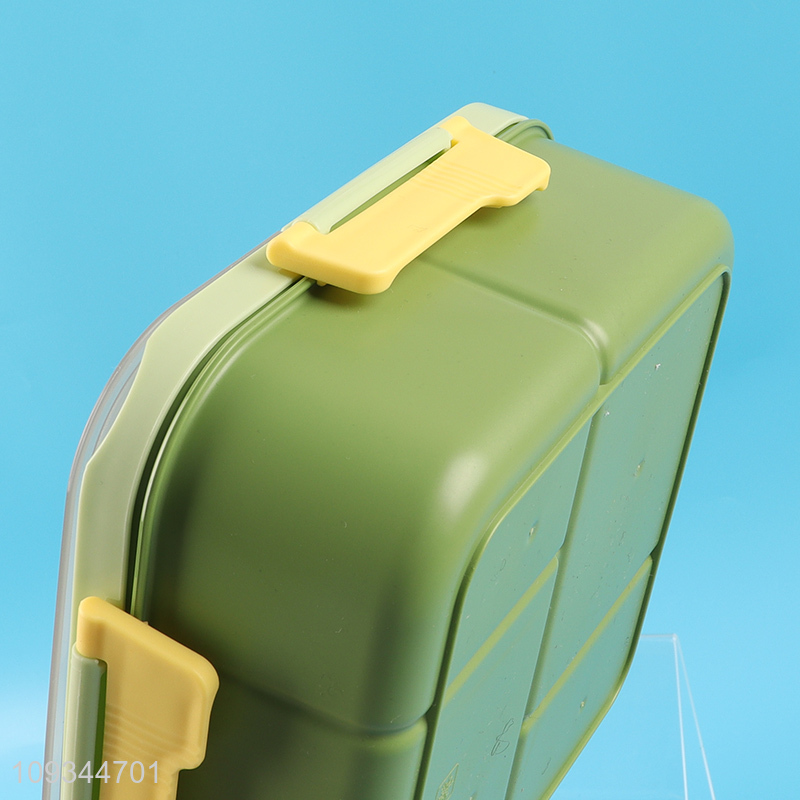 Top sale plastic lunch box with handle