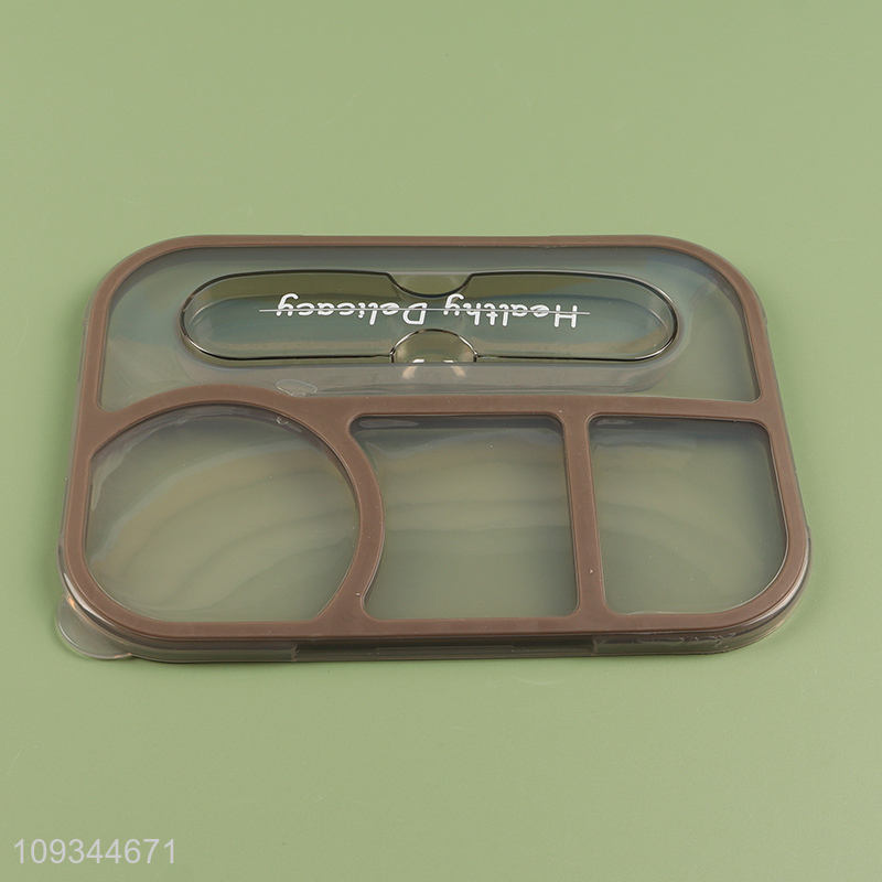 Wholesale 1100ml school kids lunch box with cutlery