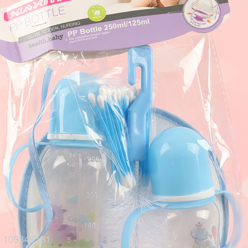 China wholesale baby supplies pp baby bottle set