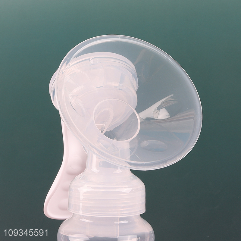 Factory price 150ml manual massage breast pump