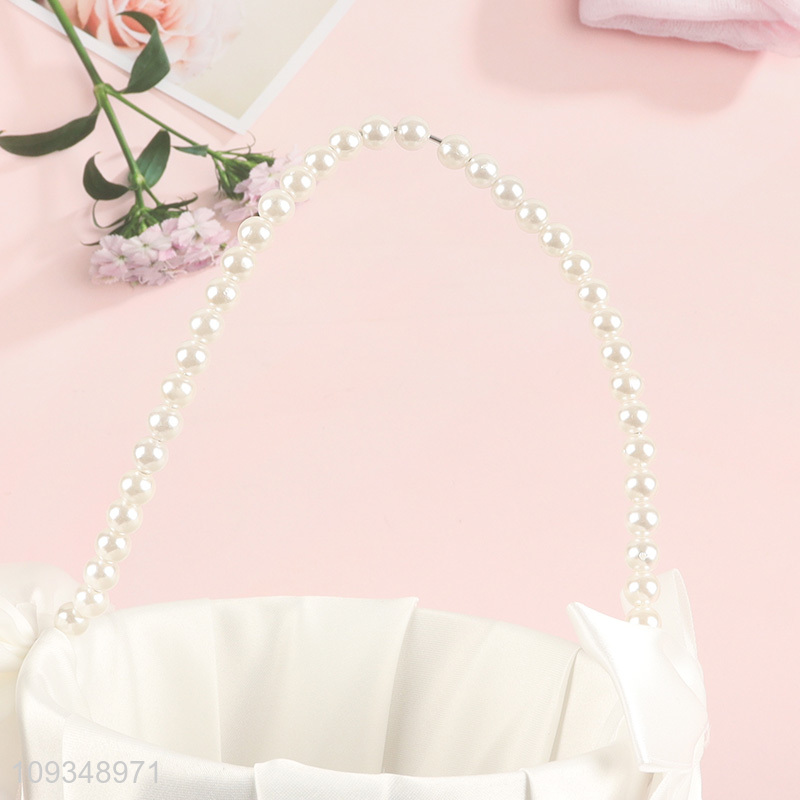 Good price pearl flower basket flower pot