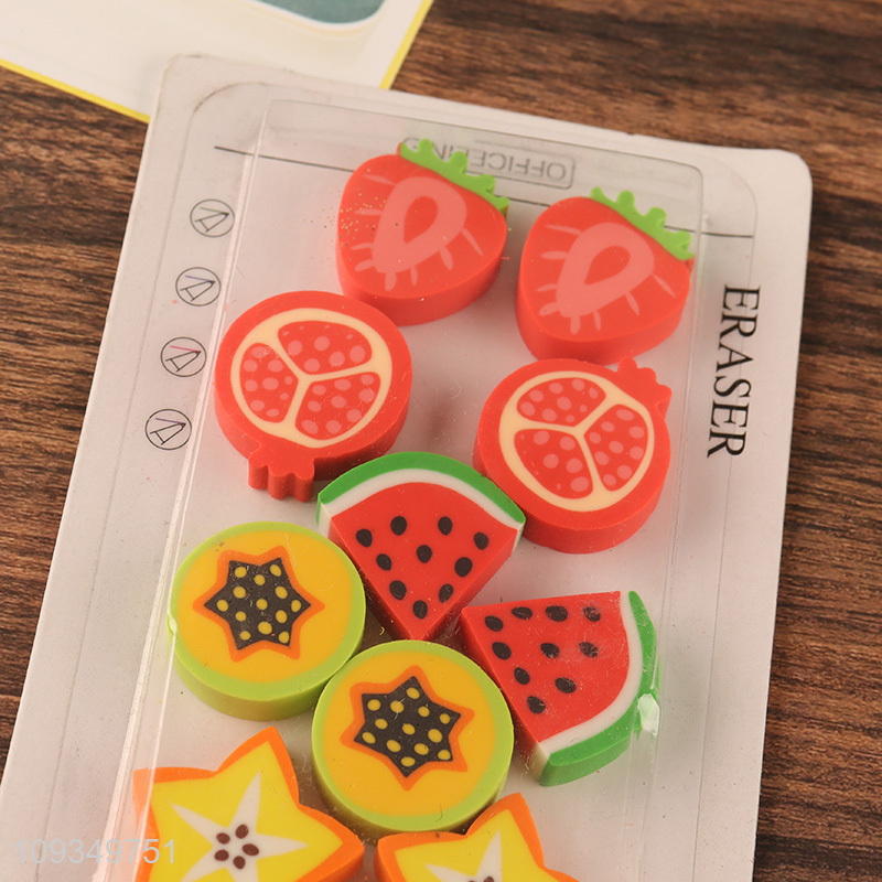 Yiwu market  8pcs school stationery eraser
